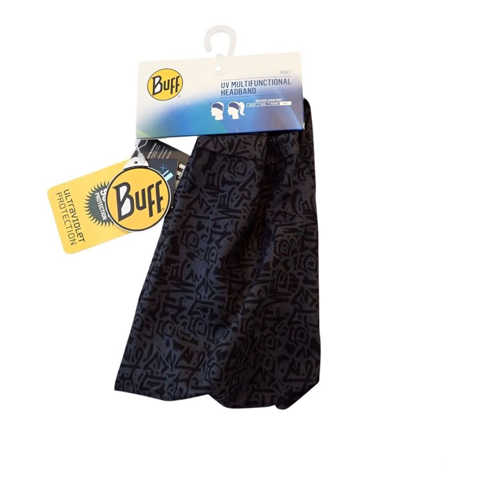 NWT Buff Headband Adult Wiluna Graphite UV Protection Multifunctional Technical